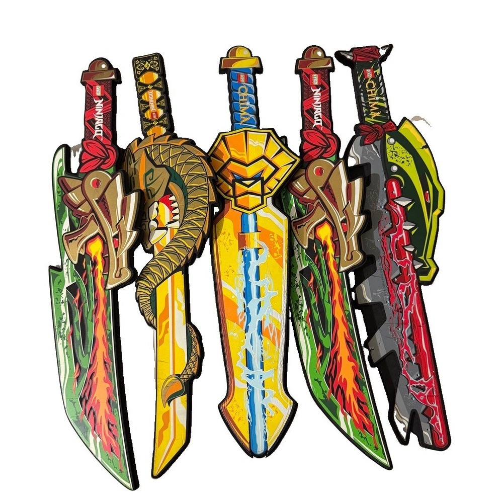 LEGO Ninjago foam Swords Variates Lot Of 5 China